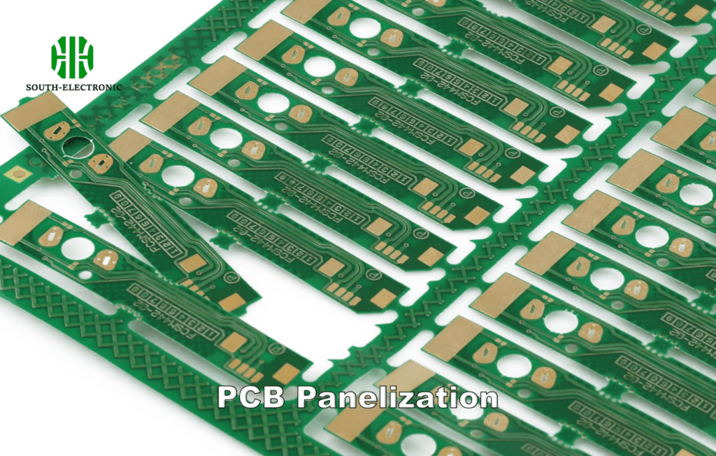 PCB panelization diagram