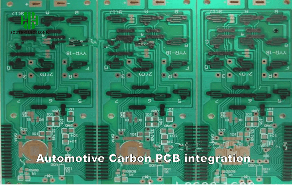 Integración de tarjeta de circuito impreso automotriz