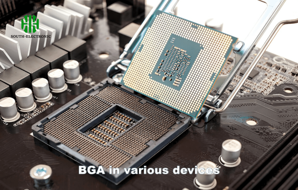 Collage d'applications BGA