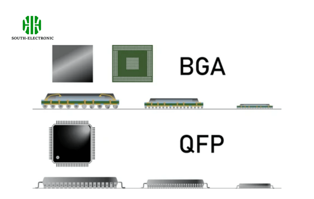 Comparaison de la carte de circuit