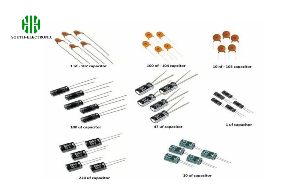 comparación de condensadores