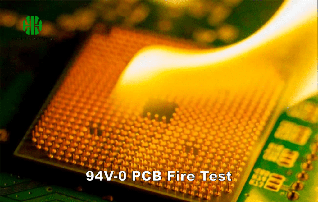 94V-0 PCB fire test