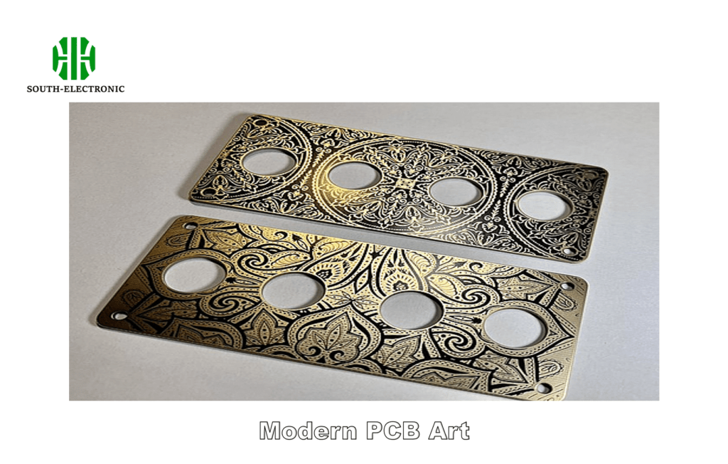 Comparison of traditional vs modern PCB art materials