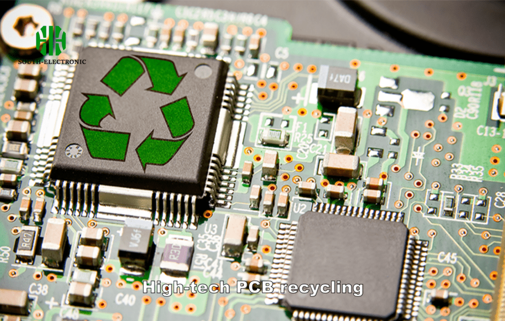 High-tech PCB recycling