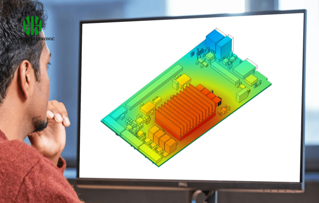 Failed PCB vs simulated PCB comparison