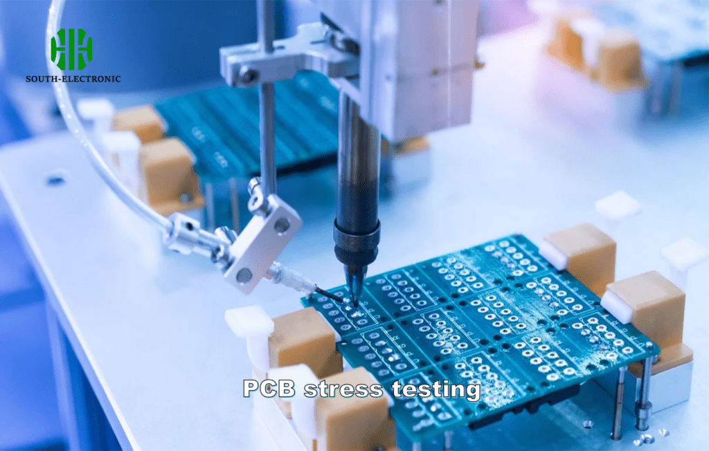 PCB flammability test setup