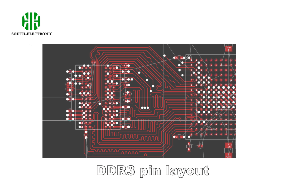 DDR3 pin layout diagram