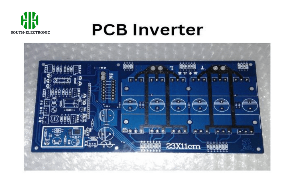 alt: Inverter PCB components diagram