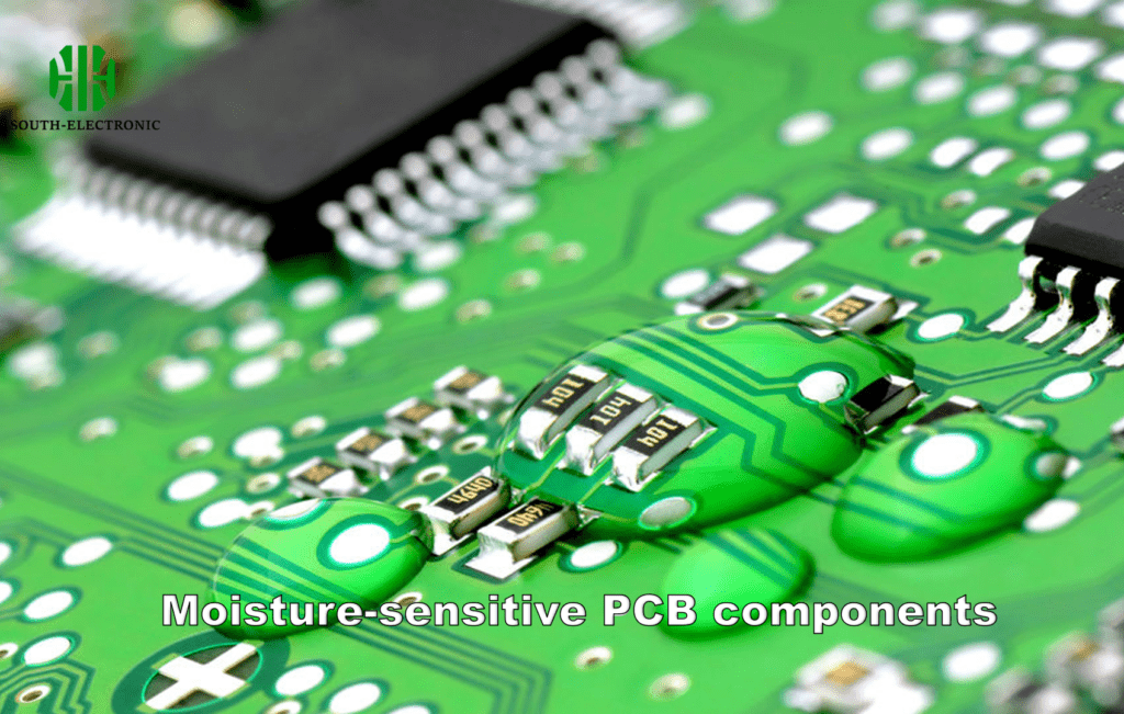 Moisture-sensitive PCB components