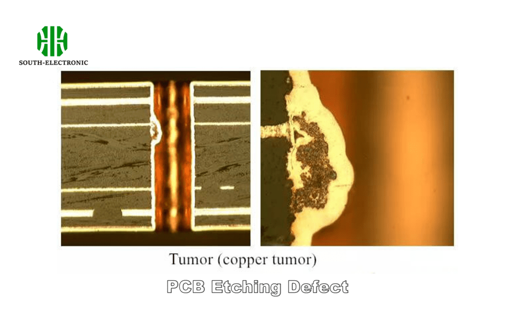 Etching defects example