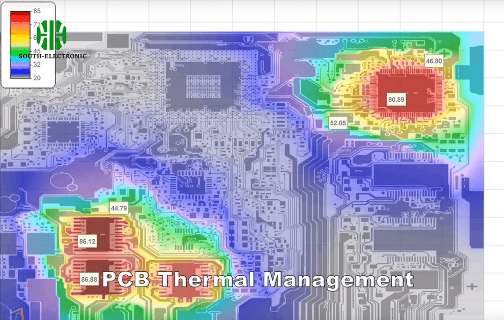 PCB thermal management diagram