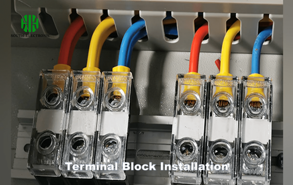 Installing terminal block
