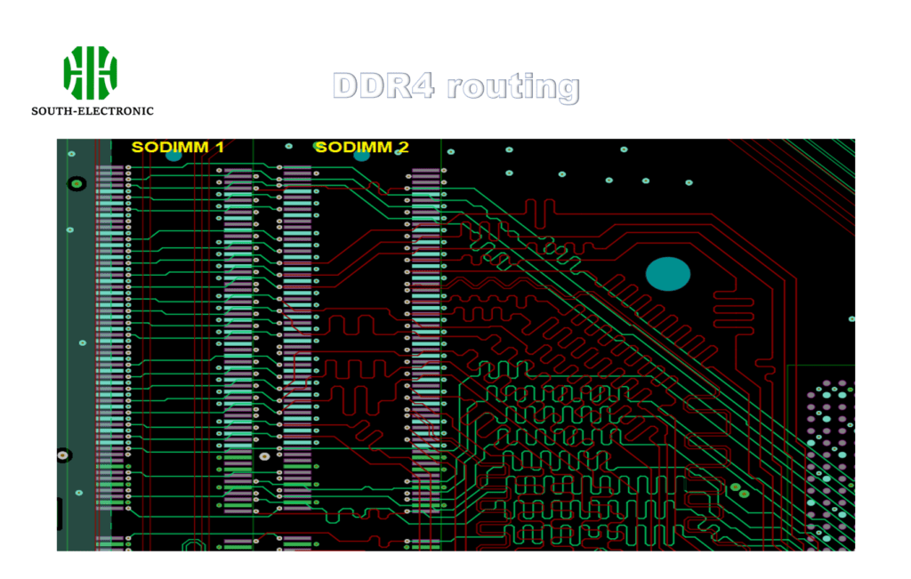 DDR4 routing example