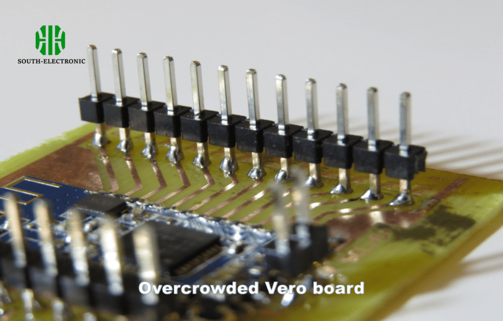 Overcrowded Vero board