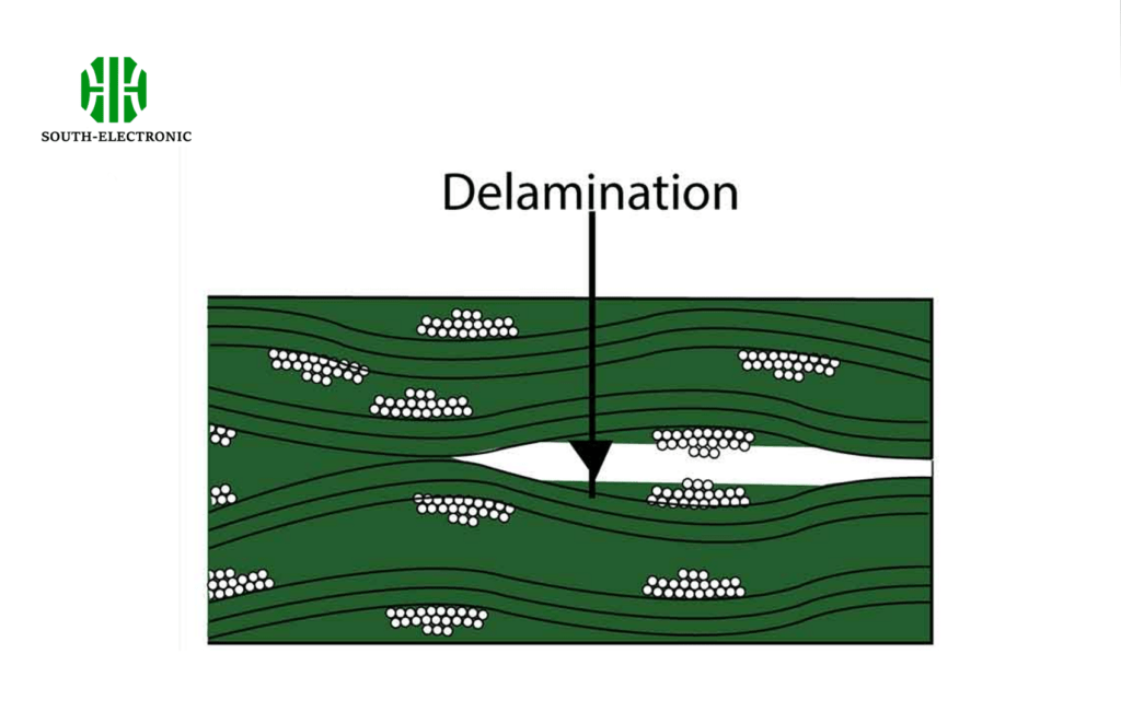 PCB layer separation causes