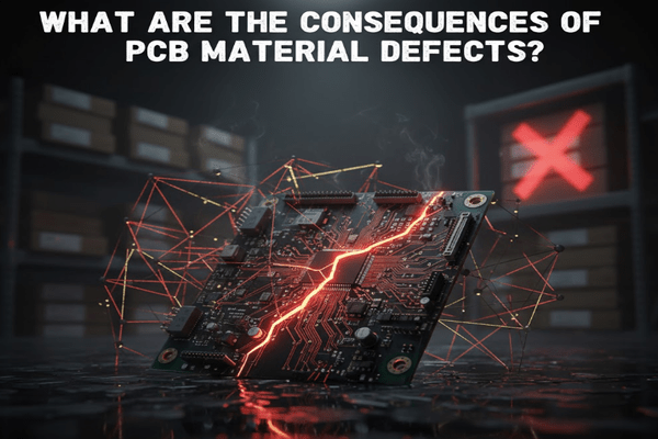 What are the consequences of PCB material defect