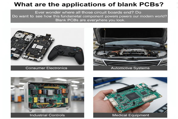 What are the applications of blank PCB