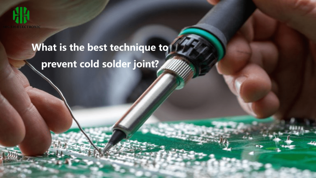 What is the best technique to prevent Cold Solder Joint ?
