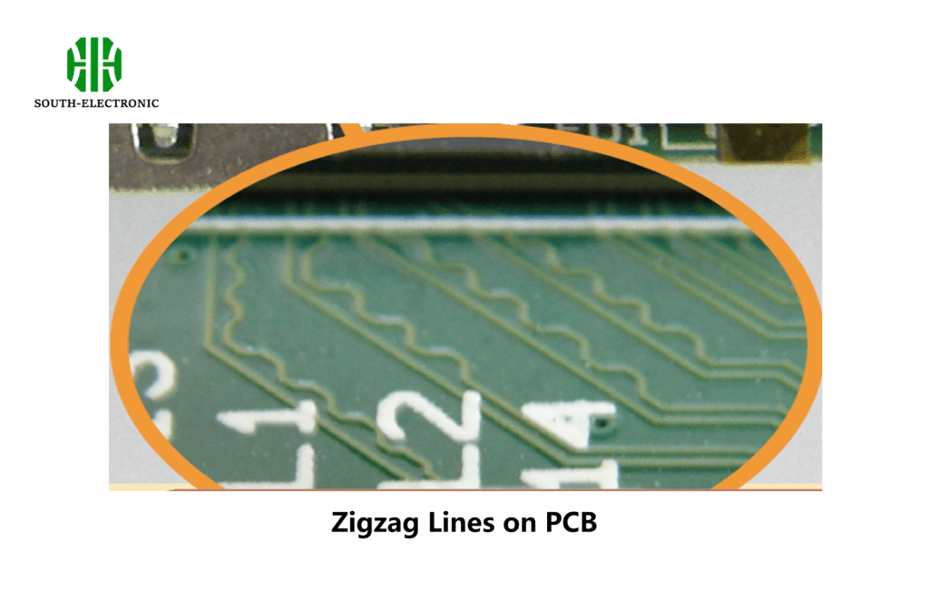 Zigzag Lines on PCBs