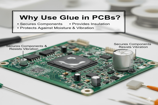 Secured PCB components