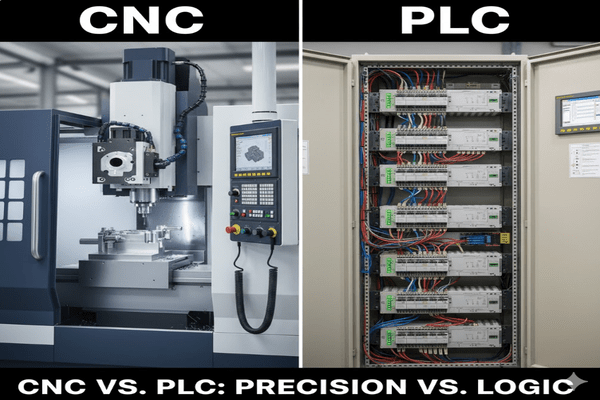 Comparación CNC vs PLC