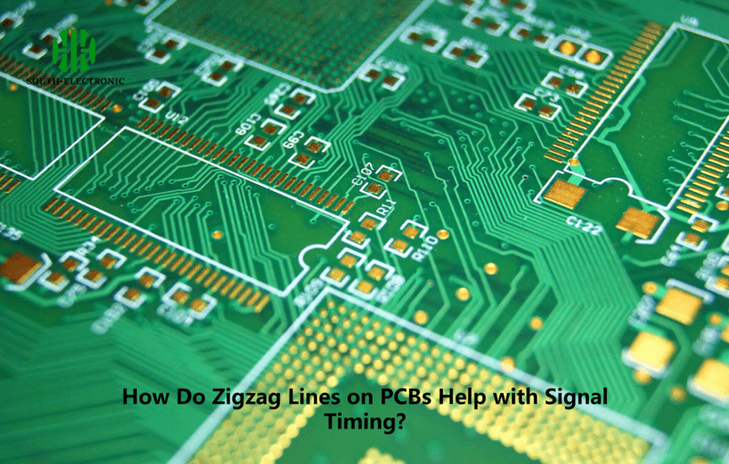 How Do Zigzag Lines on PCBs Help with Signal Timing?