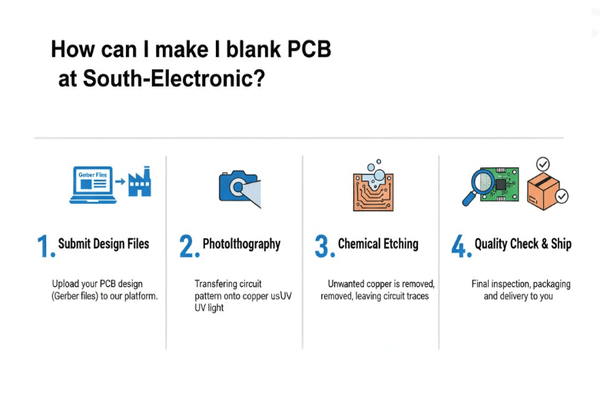 Fabrication d'un PCB chez South-Electronic