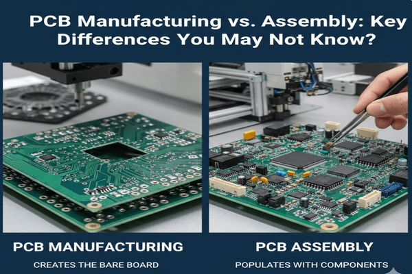 PCB Manufacturing vs. Assembly: Key Differences You May Not Know